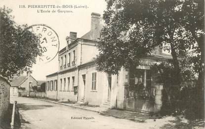 CPA FRANCE 45 "Pierrefitte ès Bois, Ecole de Garçons"