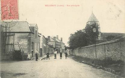 CPA FRANCE 45 "Melleroy, rue principale"