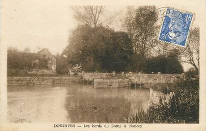 CPA FRANCE 45  "Dordives, es bords du Loing à Nancey"