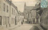 60 Oise / CPA FRANCE 60 "Saint Leu d'Esserent, rue des Forges et église"