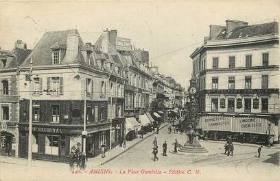 CPA FRANCE 80 "Amiens, Place Gambetta"