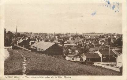 / CPA FRANCE 60 "Méru, vue panoramique prise de la Rue Chanzy"