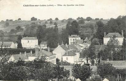 CPA FRANCE 45  "Chatillon sur Loire, villas du quartier des Côtes"