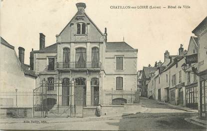 CPA FRANCE 45  "Chatillon sur Loire, Hotel de ville"