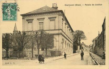 / CPA FRANCE 60 "Clermont, palais de justice"