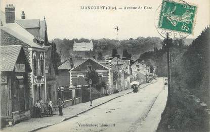 / CPA FRANCE 60 "Liancourt, av de Gare"