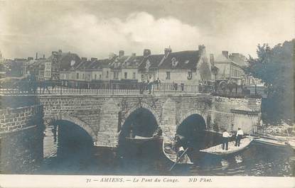 CPA FRANCE 80 "Amiens, le pont du Cange"