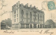 12 Aveyron / CPA FRANCE 12 "Capdenac gare, place du 14 juillet"