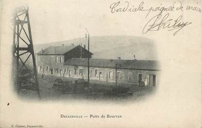 / CPA FRANCE 12 "Decazeville, puits de Bourran" / MINE