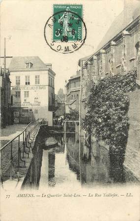 CPA FRANCE 80 "Amiens, le Quartier Saint Leu, la rue Taillefer"