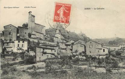 / CPA FRANCE 12 "Aubin, le Calvaire"