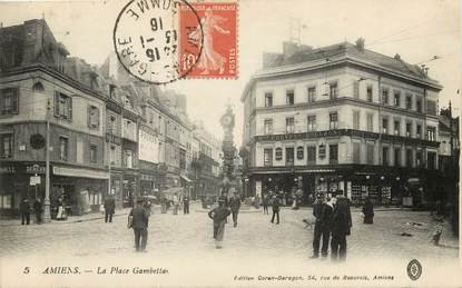 CPA FRANCE 80 "Amiens, la Place Gambetta"