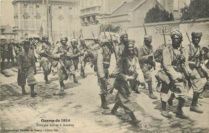 CPA FRANCE 80 "Amiens, troupes noires de la guerre de 1914"