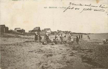 / CPA FRANCE 56 "Damgan, la plage"