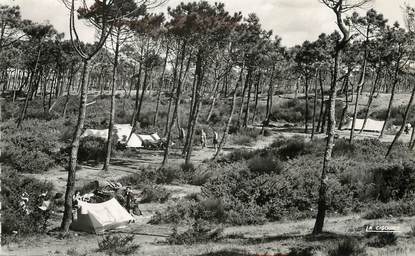 / CPSM FRANCE 56 "Penthièvre, coin des campeurs" / CAMPING