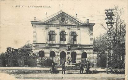 / CPA FRANCE 59 "Anzin, le monument fontaine"