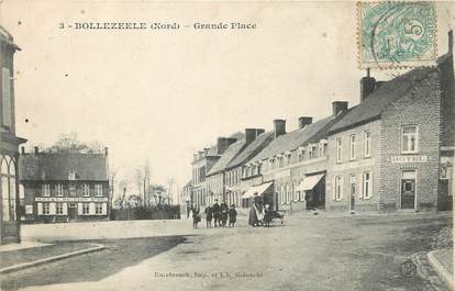 / CPA FRANCE 59 "Bollezeele, grande place"