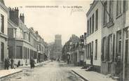 59 Nord / CPA FRANCE 59 "Coudekerque Branche, la rue de l'église"