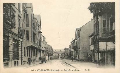 CPA FRANCE 57 "Forbach, rue de la gare"