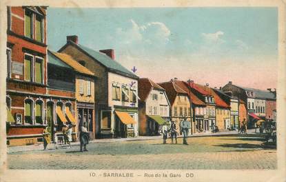 CPA FRANCE 57 "Sarralbe, rue de la gare"