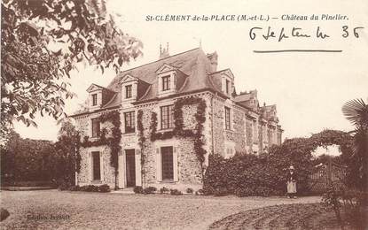 CPA FRANCE 49 "Saint Clément de la Place, chateau du Pinelier"