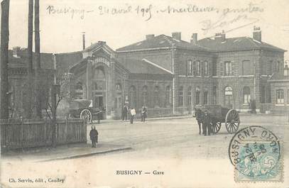 / CPA FRANCE 59 "Busigny, gare"
