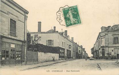 CPA FRANCE 49 "Chemillé, rue Nationale"