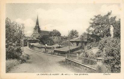 CPA FRANCE 49 "La Chapelle Aubry, vue générale"