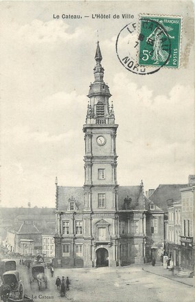 / CPA FRANCE 59 "Le Cateau, l'hôtel de ville"