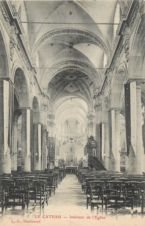 / CPA FRANCE 59 "Le Cateau, intérieur de l'église"