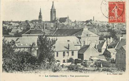 / CPA FRANCE 59 "Le Cateau, vue panoramique"