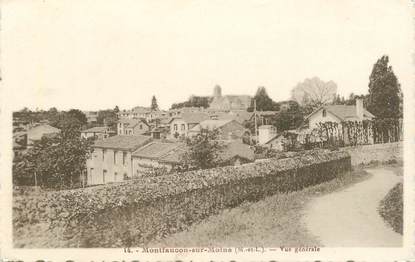 CPA FRANCE 49 "Montfaucon sur Moine, vue générale"