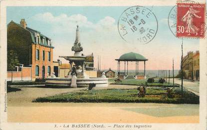 / CPA FRANCE 59 "La Basée, place des Augustins"