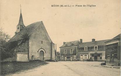 CPA FRANCE 49 "Méon, place de l'Eglise"