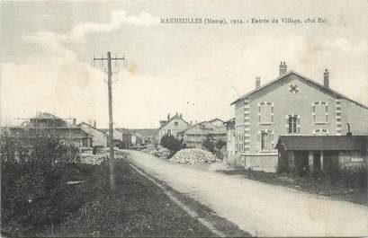 / CPA FRANCE 55 "Manheulles, entrée du village"