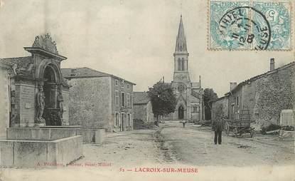 CPA FRANCE 55 "Lacroix sur Meuse"