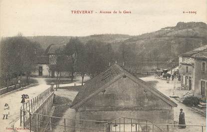 / CPA FRANCE 55 "Tréveray, av de la gare"