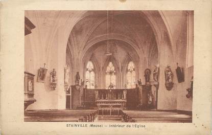 / CPA FRANCE 55 "Stainville, intérieur de l'église"