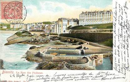 CPA FRANCE 64 "Biarritz, le port des pêcheurs "