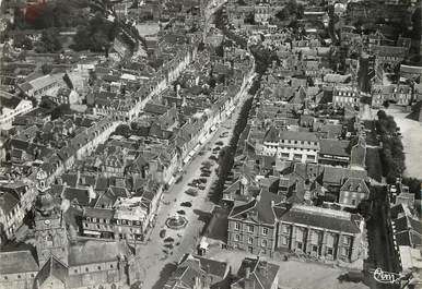 / CPSM FRANCE 50 "Villedieu les Poeles, vue aérienne"