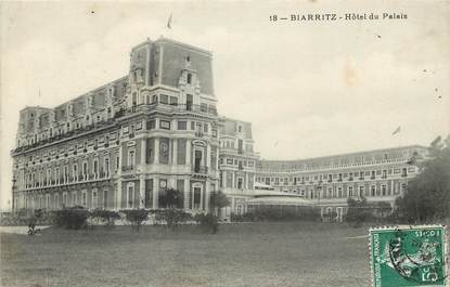 CPA FRANCE 64 "Biarritz, Hotel du Palais"