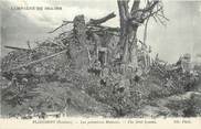 80 Somme / CPA FRANCE 80 "Flaucourt, les premières maisons" / CAMPAGNE DE 1914-1916