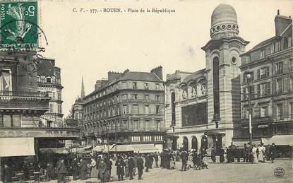 CPA FRANCE 76 "Rouen, Place de la République"