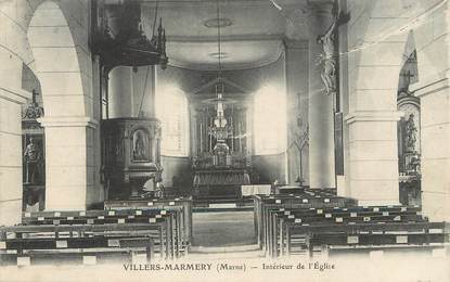 / CPA FRANCE 51 "Villers Marmery, intérieur de l'église"