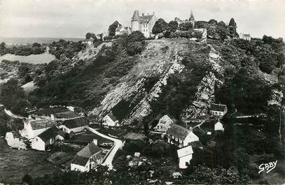 / CPSM FRANCE 53 "Sainte Suzanne, vue générale et village du pont neuf"