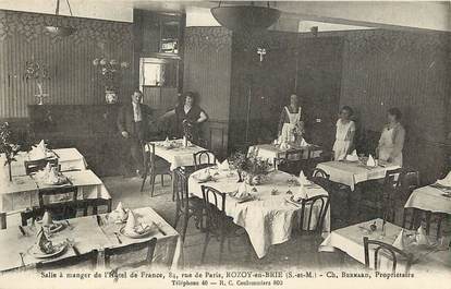 CPA FRANCE 77 "Rozoy en Brie, Hotel de France"