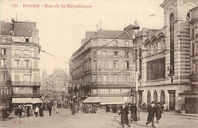 CPA FRANCE 76 "Rouen, rue de la République"