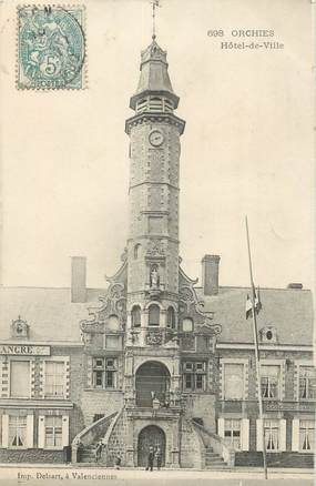 / CPA FRANCE 59 "Orchies, hôtel de ville"