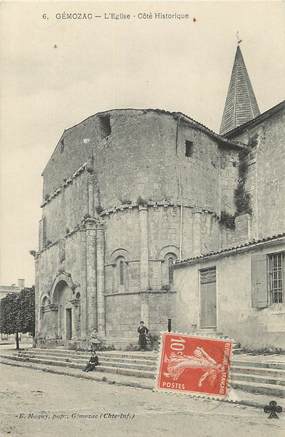 / CPA FRANCE 16 "Gémozac, l'église"