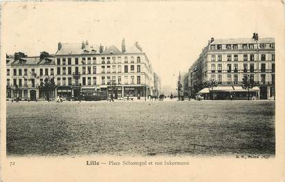 CPA FRANCE 59 "Lille, la place Sébastopol et rue Inkermann"